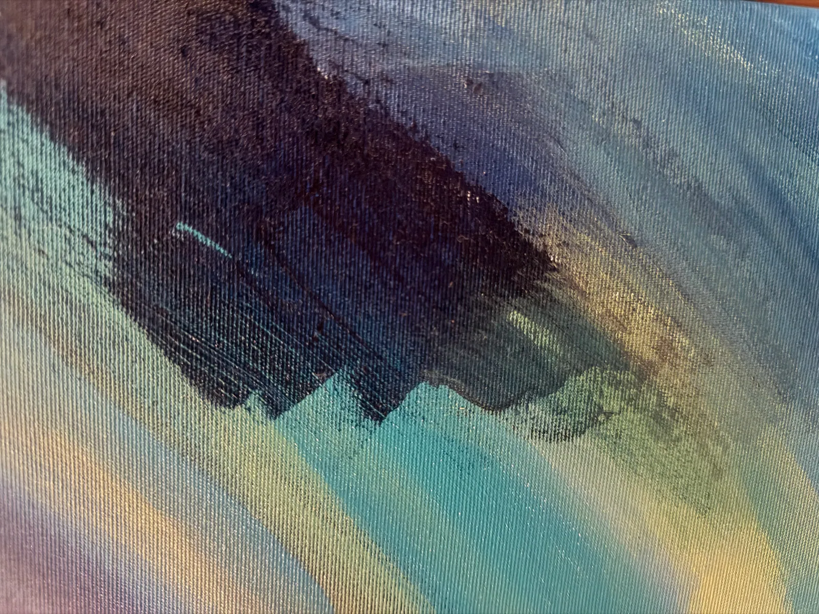 Celestial Drift (70 x 100 cm), acrylic on canvas — Alyne Perfeito, Perfeito Studio