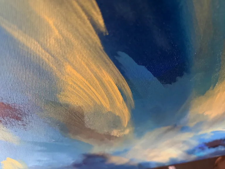 Surface detail — Celestial Drift by Alyne Perfeito