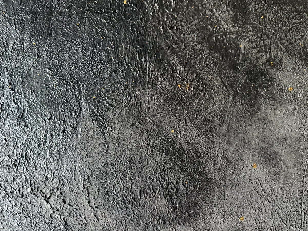 Surface detail — Celestial Plan by Alyne Perfeito, 50 x 70 cm (19.7 x 27.6 in)