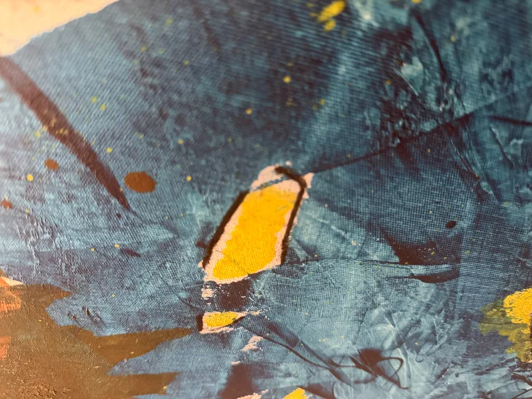 Surface detail — Crossing Currents by Alyne Perfeito