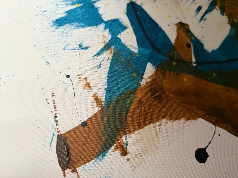 Surface detail — Crossing Currents by Alyne Perfeito
