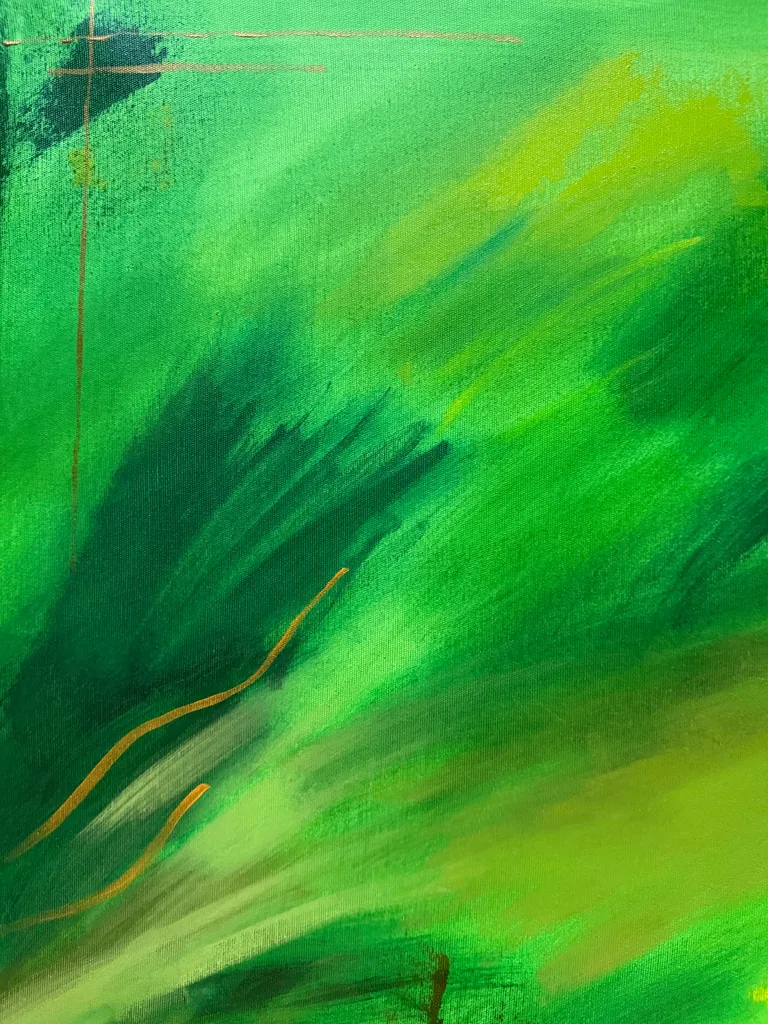 Surface detail — Vegetal Dawn by Alyne Perfeito