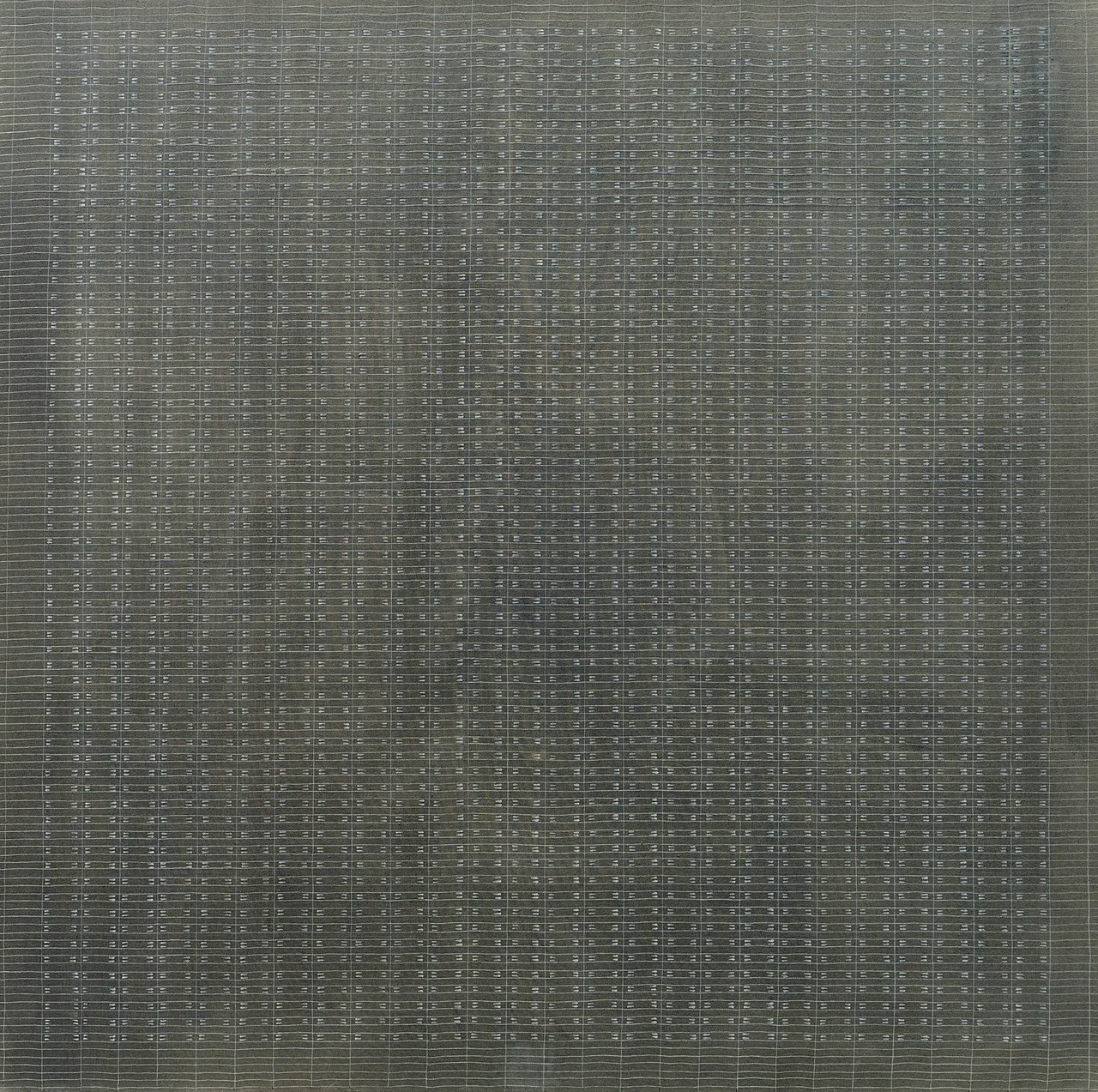 White Flower, de Agnes Martin (1960) — Solomon R. Guggenheim Museum, Nova York