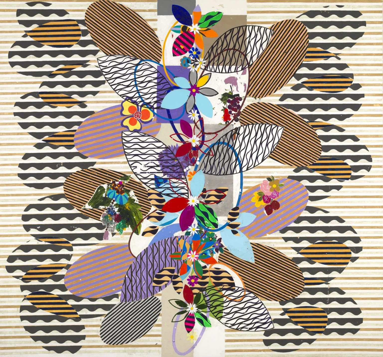 Banho de Rio, de Beatriz Milhazes, 2017 — Tate, Londres (fonte: tate.org.uk)