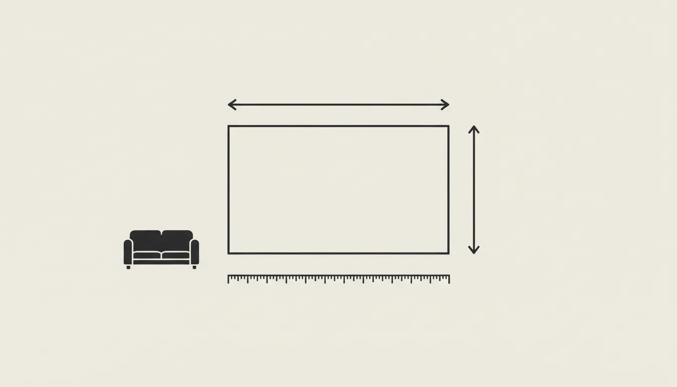 Diagrama esquemático de medição de parede com fita métrica, indicando largura livre e altura livre para encomendar uma obra — Perfeito Studio