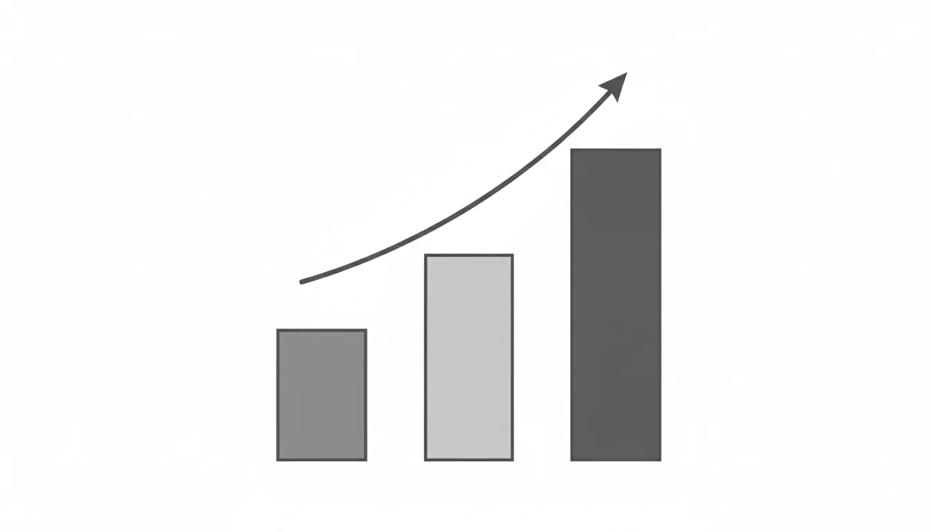 Schematic diagram comparing relative price levels of emerging artists across market regions, shown as abstract bars of different heights with no numeric values