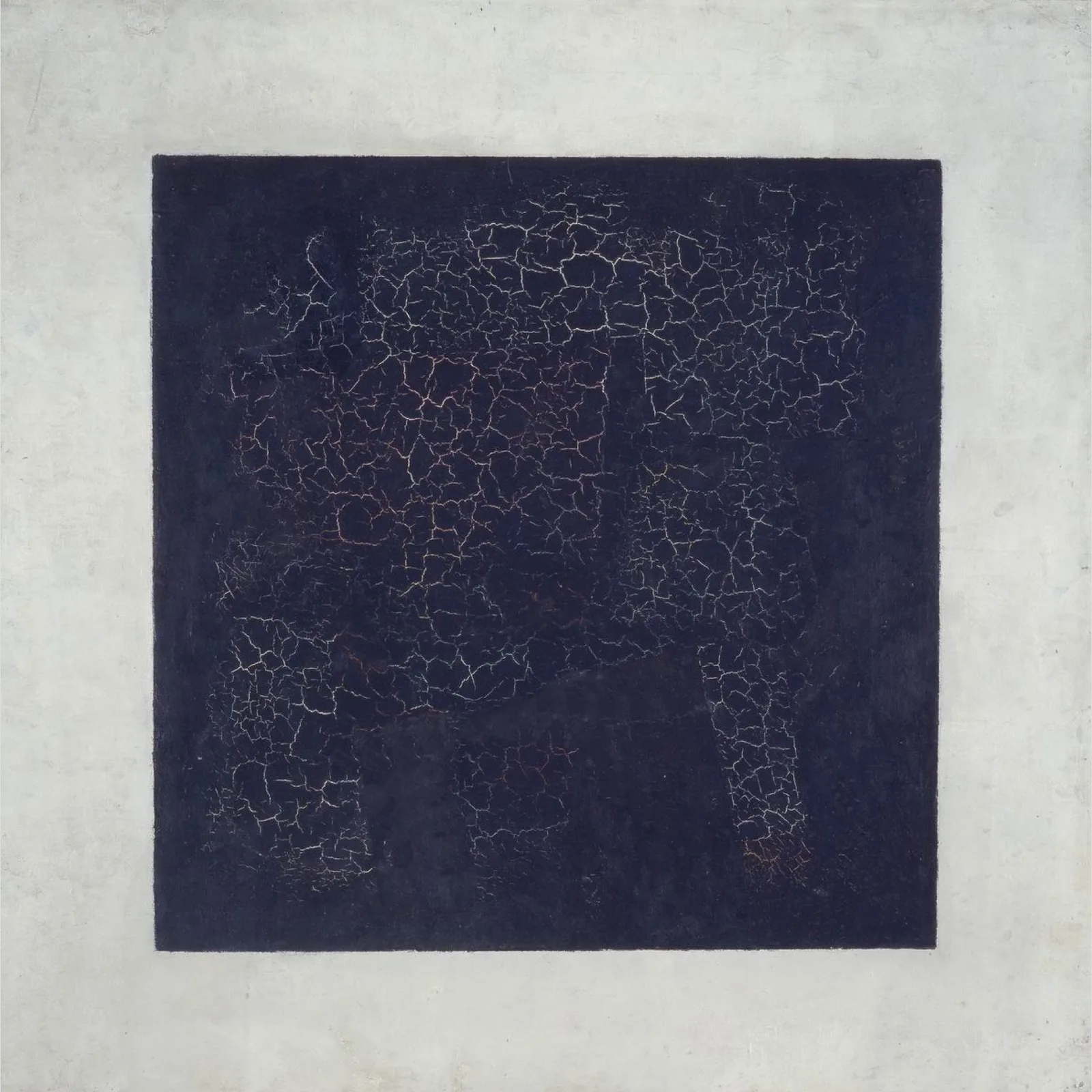 Quadrado Negro (1915), óleo sobre linho de Kazimir Malevich — Galeria Tretyakov, Moscou (domínio público)