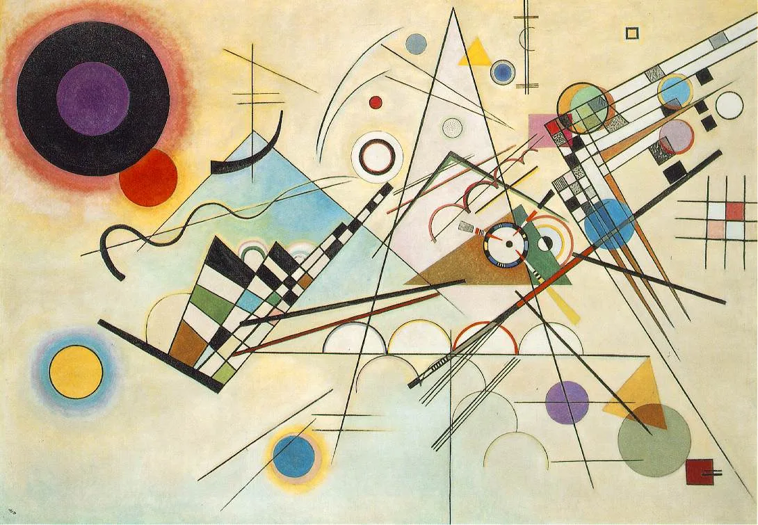 Composition 8 (1923), de Wassily Kandinsky — Solomon R. Guggenheim Museum, Nova York